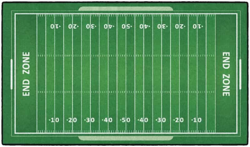 Football Field 20" X 34"