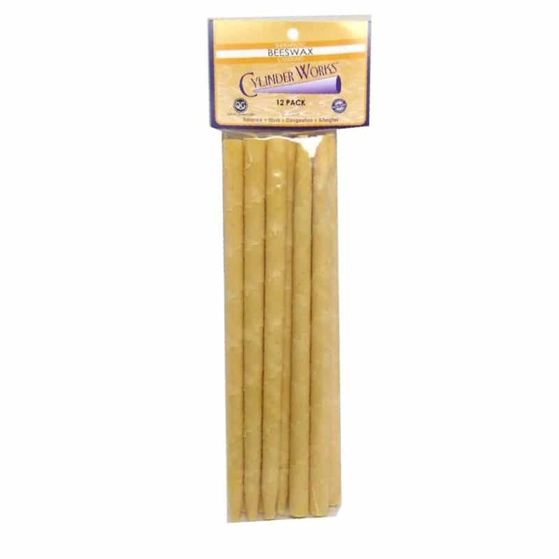 Cylinder Works Beeswax Ear Candles 12-Pack