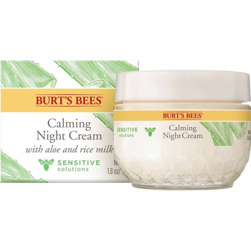 Burt's Bees Sensitive Solutions Calming Night Cream 1.8 Oz