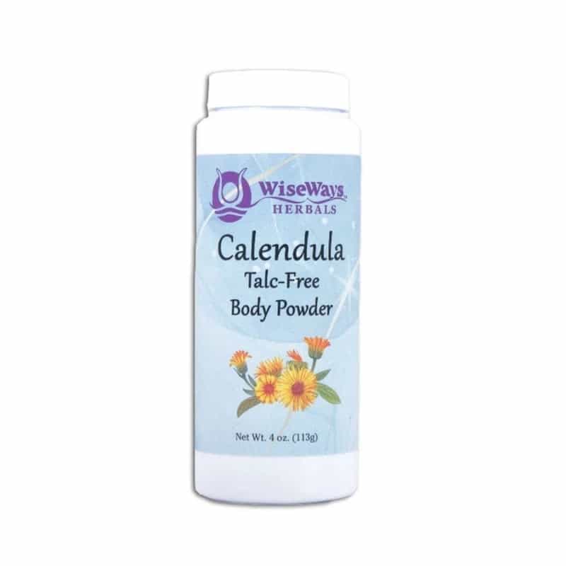 Wiseways Herbals Calendula Talc-Free Body Powder 3 Oz