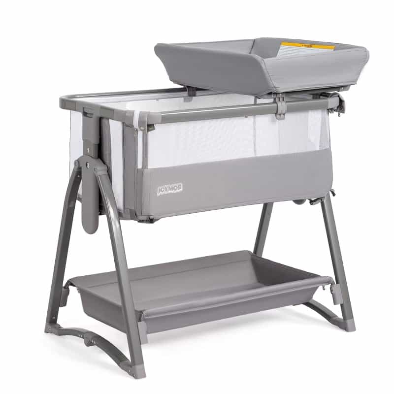 Joymor 5 In 1 Crib Bassinet Bedside Sleeper With Changing Table