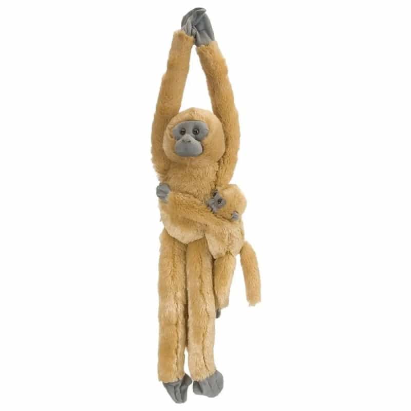 Hanging Monkeys With Baby Common Langur Stuffed Animal - 20"