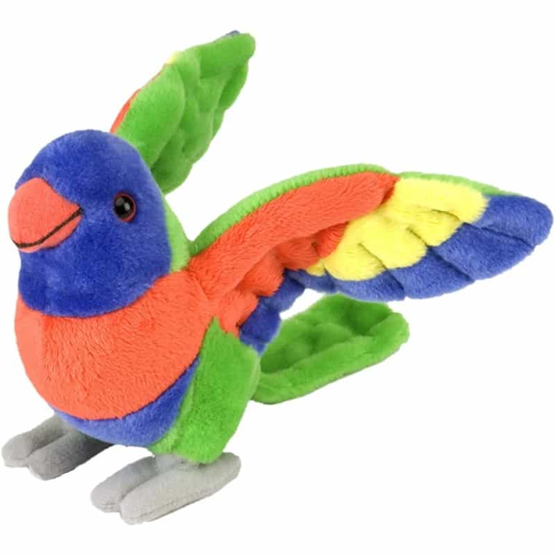 Cuddlekins Mini Lorikeet Stuffed Animal - 8"