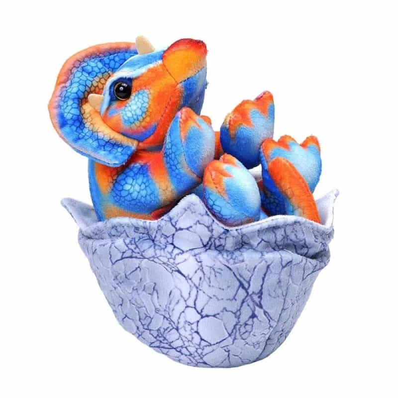 Dinosauria Triceratops Stuffed Animal - 8"