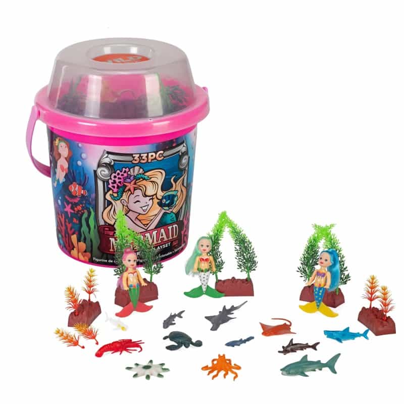Adventure Buckets Mermaid Figurines - 8"