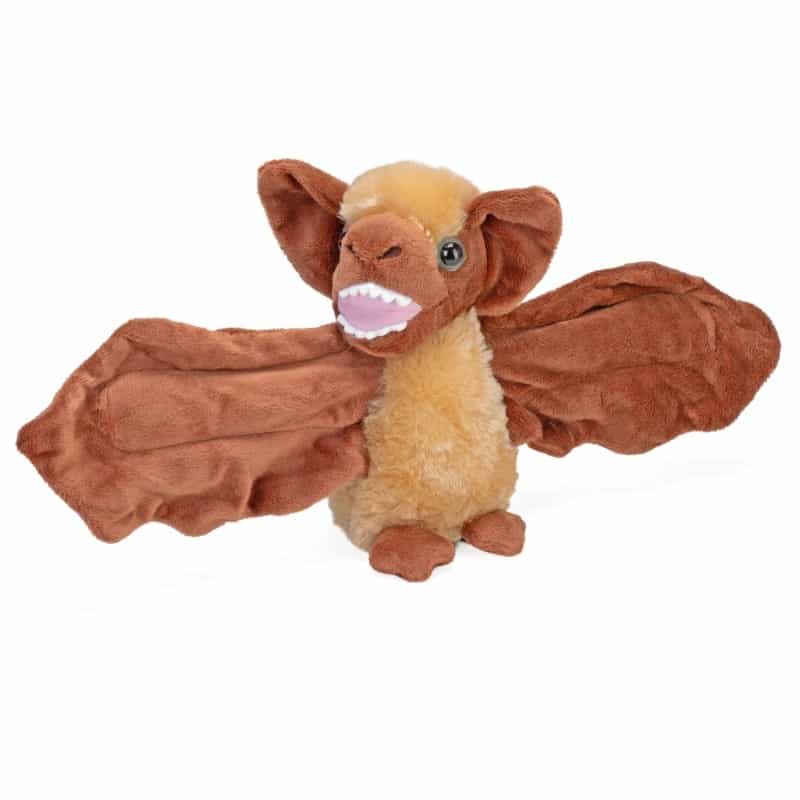Huggers Glow Eyes Bat Stuffed Animal - 8"