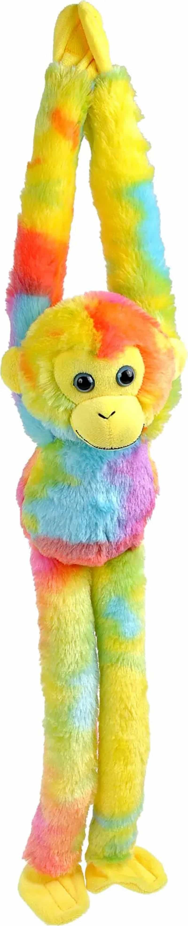 Vibe Brights Rainbow Monkey Stuffed Animal - 20"