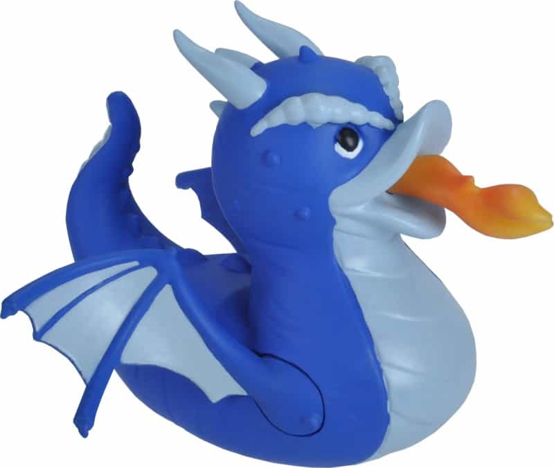 Rubber Duck Blue Dragon - 4"