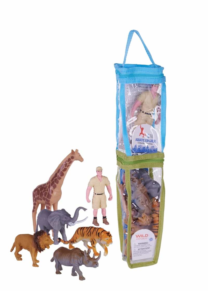 Nature Tube Double Diver Animal Care Specialist Figurines - 15"