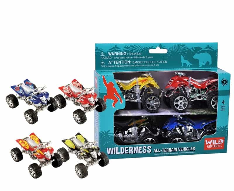 Atv Wilderness Action Toys Set - 2.75"