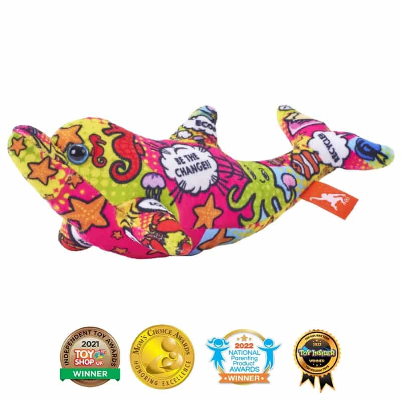 Message From The Planet Mini Dolphin Stuffed Animal - 5.5"