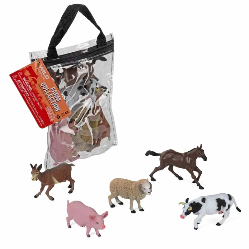 Polybag Zip Farm Figurines - 12"