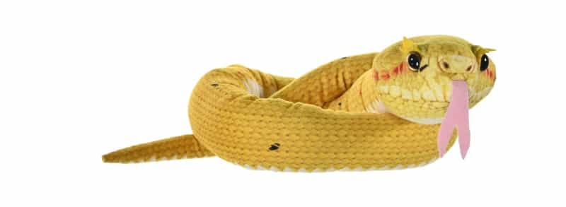 Eyelash Viper Snake Stuffed Animal - 54"