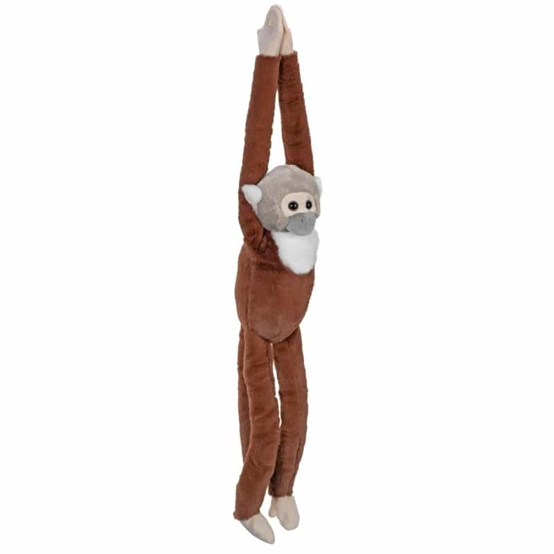 Ecokins Hanging Jumbo Squirrel Monkey Stuffed Animal - 48"