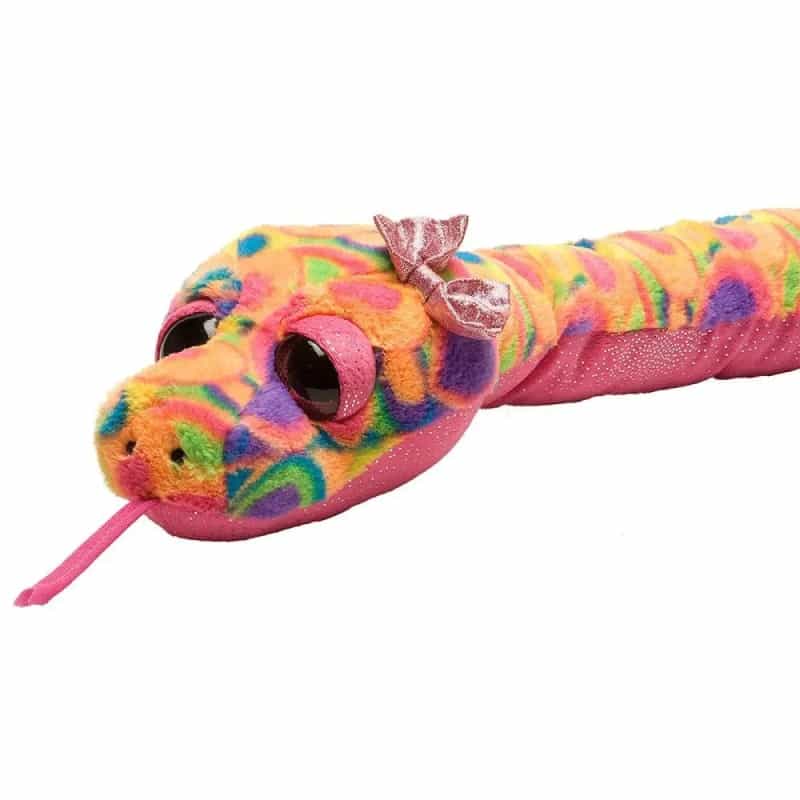 Sweet & Sassy Sherbert Snake Stuffed Animal - 54"