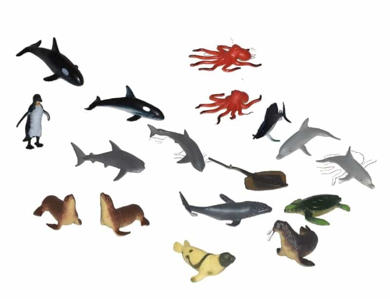 Eco Zip Tubes Aquatic Figurines - 13"
