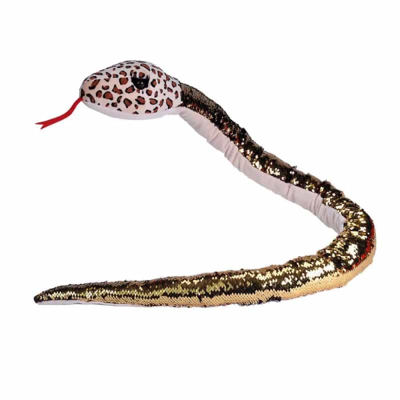 Sequin Snakes Leopard Stuffed Animal - 54"
