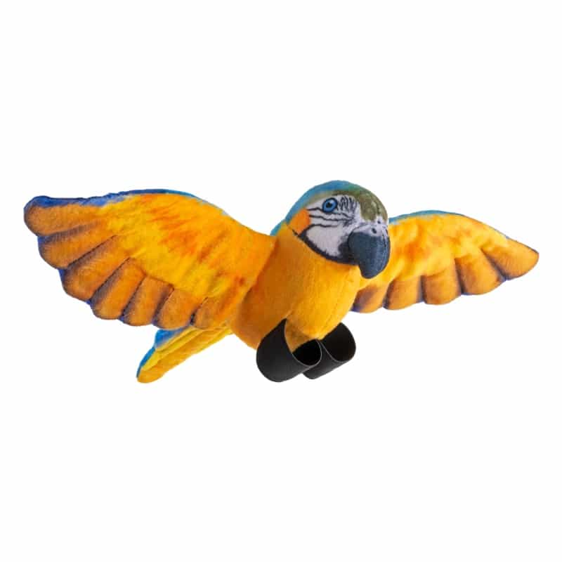 Rainforest Birds Blue And Yellow Macaw Stuffed Animal - 4.5"