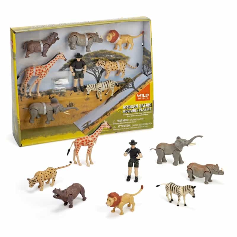Moveable Safari Action Playset - 11"