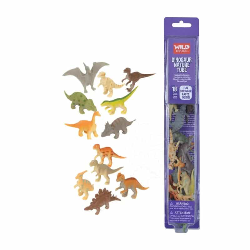 Nature Tube Dinosaur Figurines - 13"