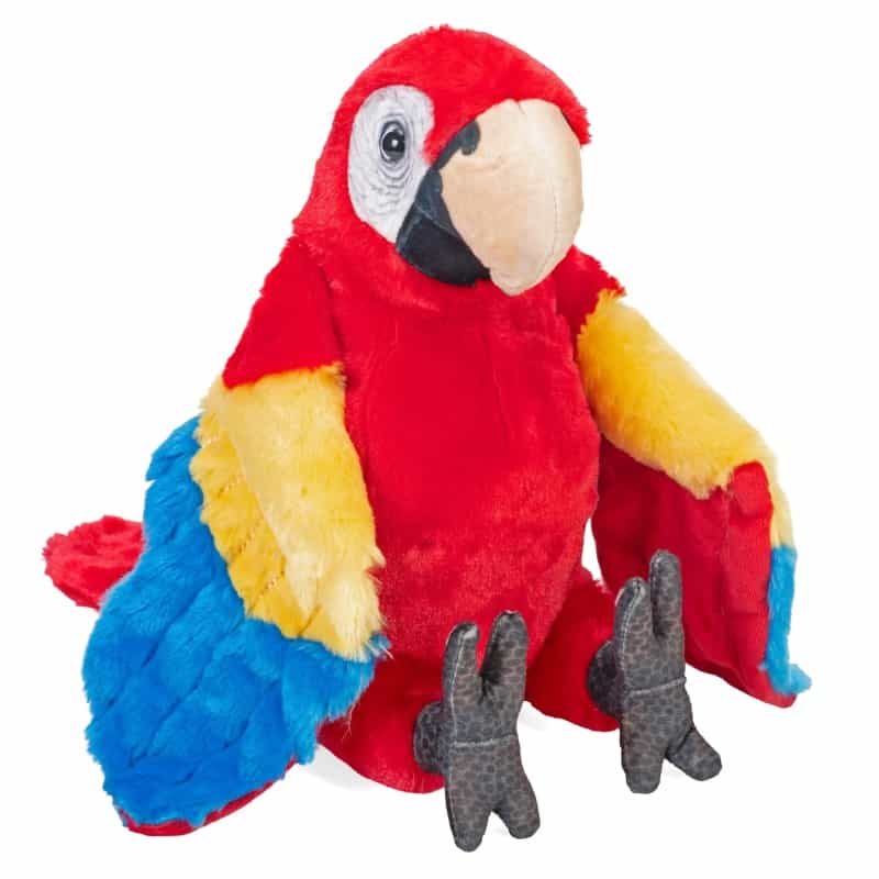 Artist Collection Eco Scarlet Macaw Stuffed Animal - 15"