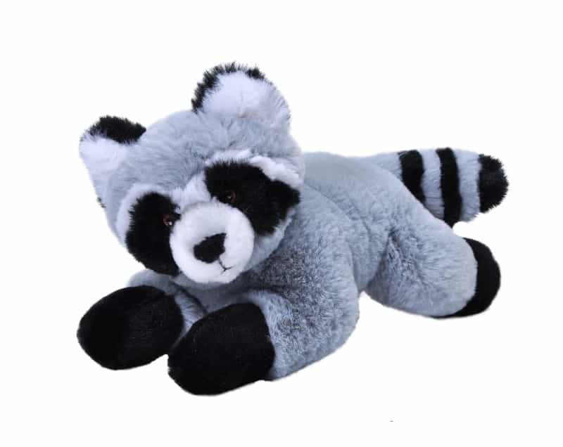 Ecokins Mini Raccoon Stuffed Animal - 8"