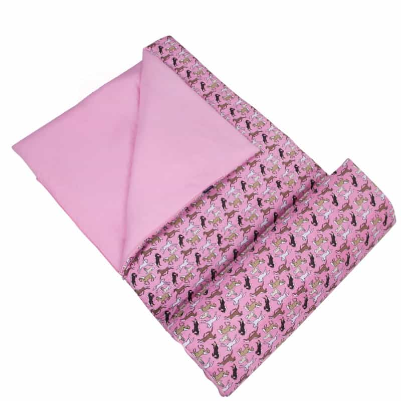 Horses In Pink Original Sleeping Bag