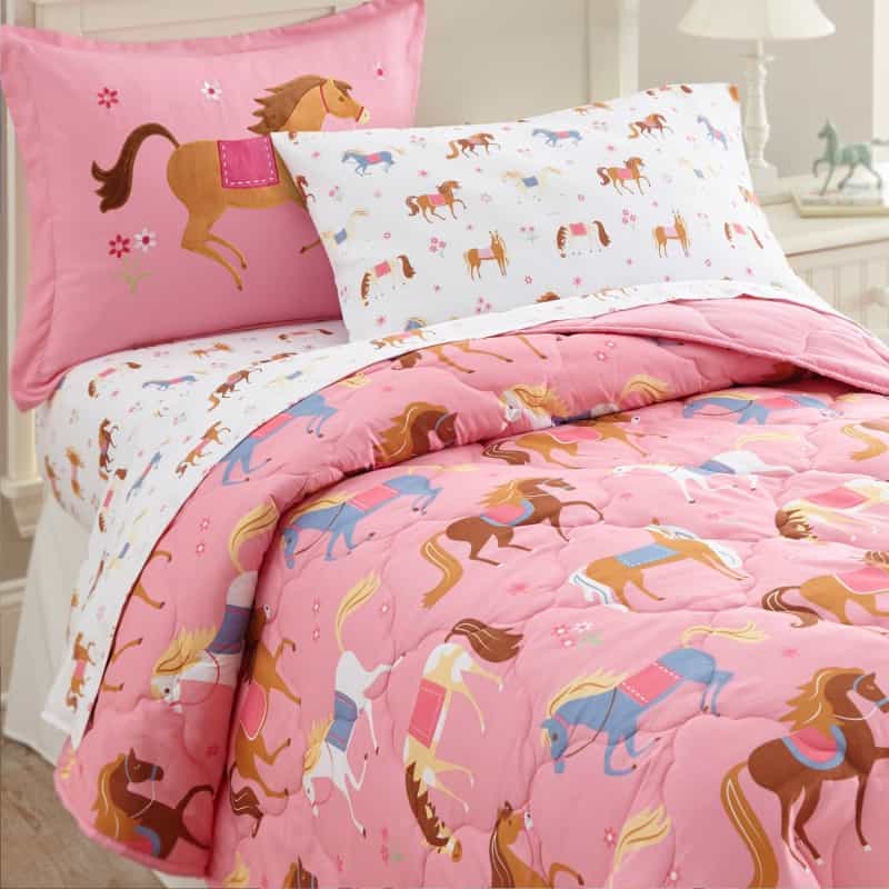 Horses 7 Pc Microfiber Bed In A Bag - Full