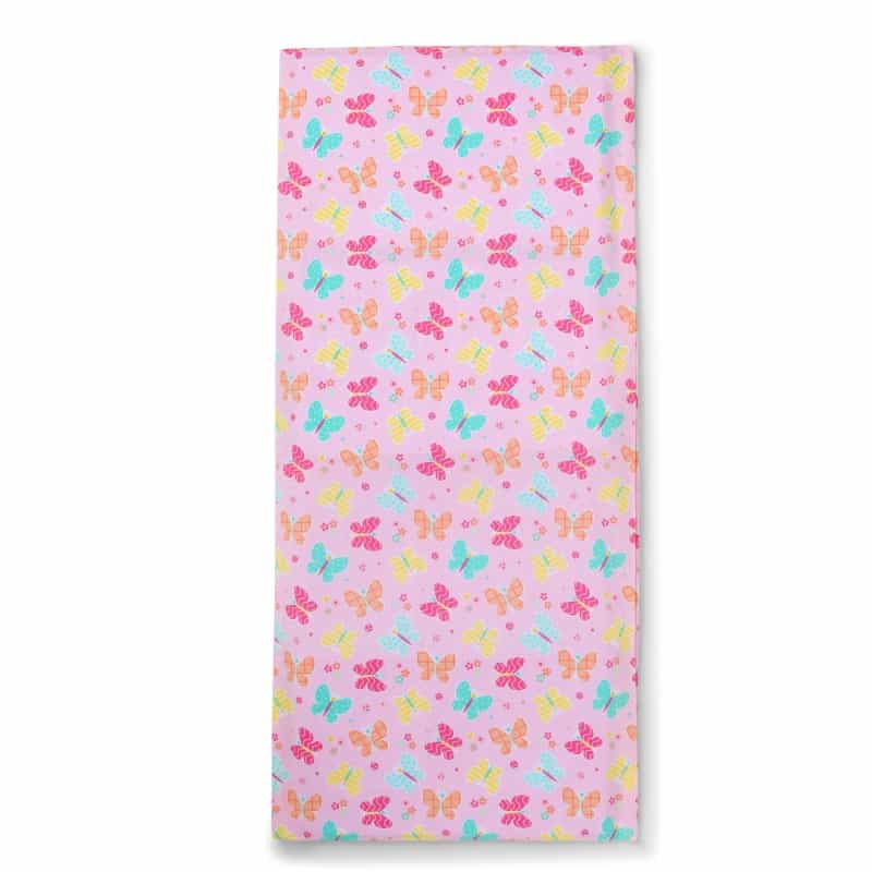 Butterfly Garden Pink Rest Mat Cover