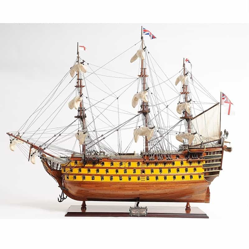 Hms Victory Painted, Fully-Assembled