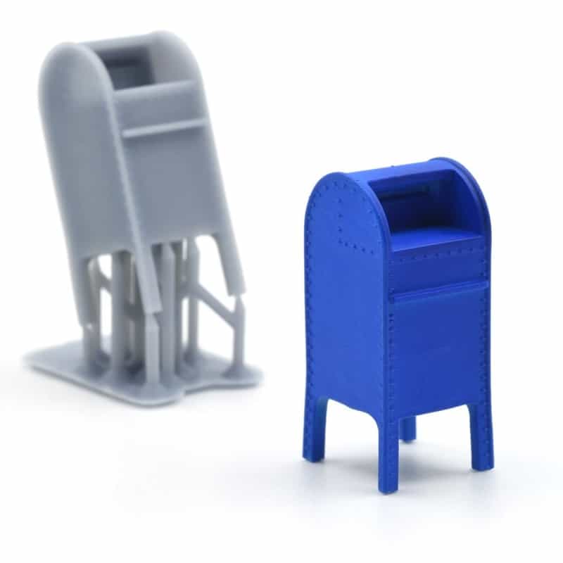 O Scale U.S. Mail Collection Boxes By Scientific, Package Of 8