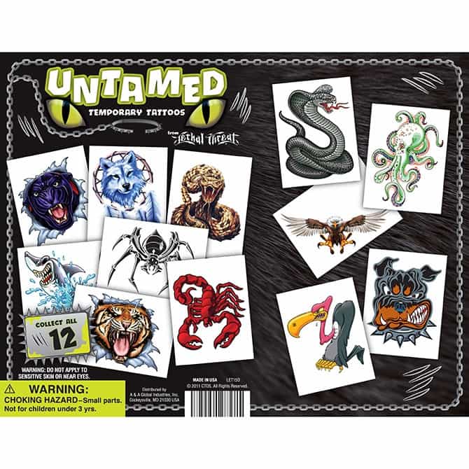 Untamed Tattoos Display Card
