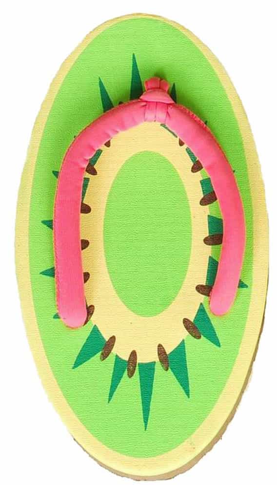 Fashion Kiwi Fruit Womens Flip Flops