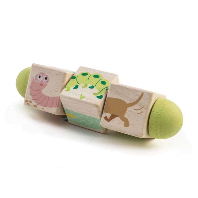Wooden Mix And Match Twisting Puzzle