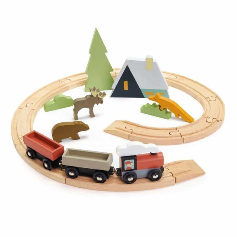 Treetops Wooden Train Set