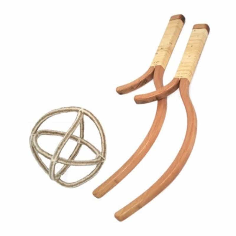 Classic Jabbit Wooden Outdoor Throw And Catch
