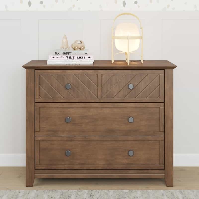 Atwood 3-Drawer Dresser, Cocoa Bean
