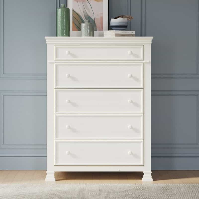 Westgate 5-Drawer Chest, Vintage Linen