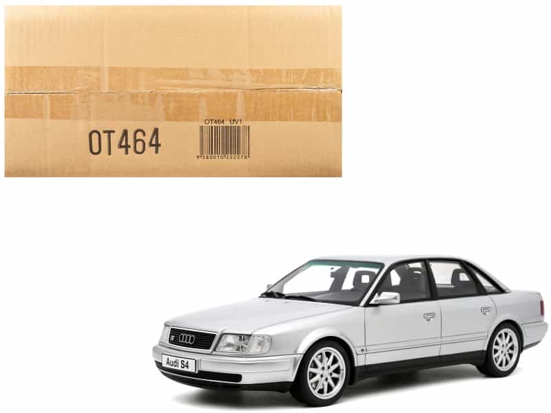 Audi S4 (C4) 4.2 V8 Crystal Silver Metallic Limited Edition To 2000 Pieces Worldwide 1/18 Model Car By Otto Mobile