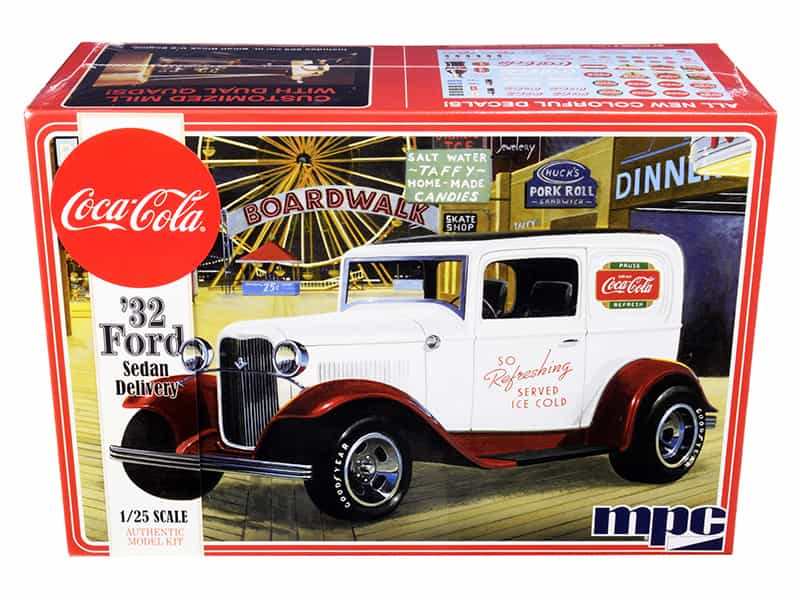 Skill 3 Model Kit 1932 Ford Sedan Delivery "Coca-Cola" 1/25 Scale Model By Mpc