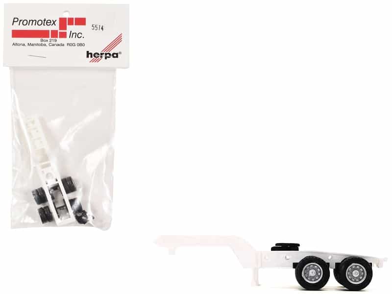 2-Axle Heavy Equipment Jeep White 1/87 (Ho) Plastic Model By Promotex