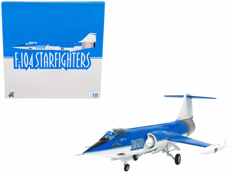Lockheed F-104S Starfighter Aircraft "Starfighters Aerospace Aerobatics Team" (2012) 1/72 Diecast Model By Jc Wings
