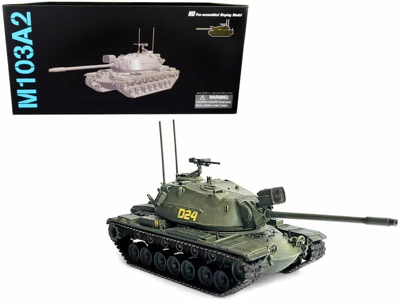 United States M103a2 Heavy Tank D24 Olive Drab "Neo Dragon Armor" Series 1/72 Plastic Model By Dragon Models