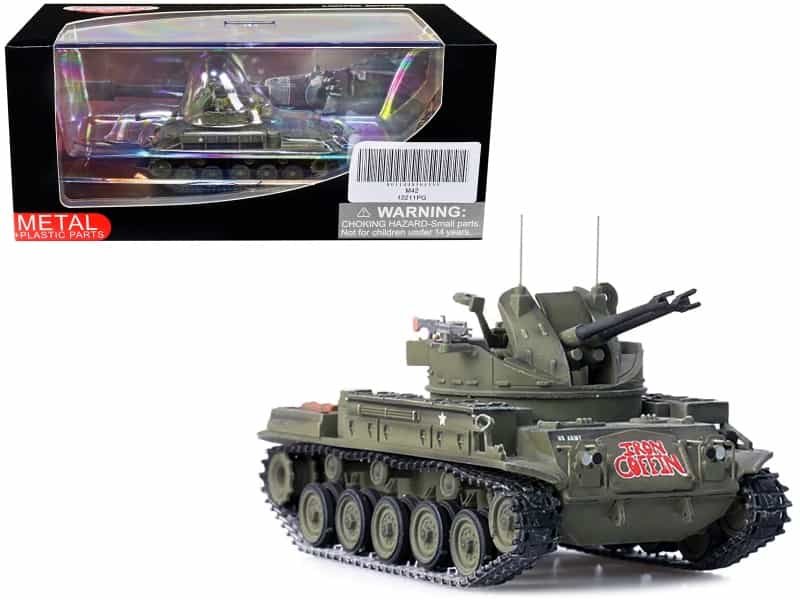 M42 Duster Self-Propelled Anti-Aircraft Gun "Iron Coffin" "Us - Vietnam War" 1/72 Diecast Model By Panzerkampf