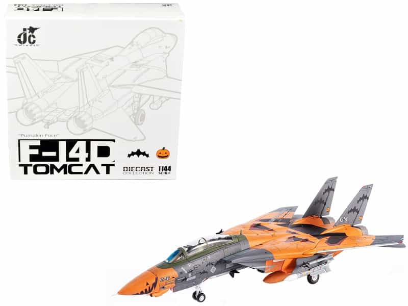 Grumman F-14D Tomcat Fighter Plane Ace Combat "Pumpkin Face" 1/144 Diecast Model By Jc Wings