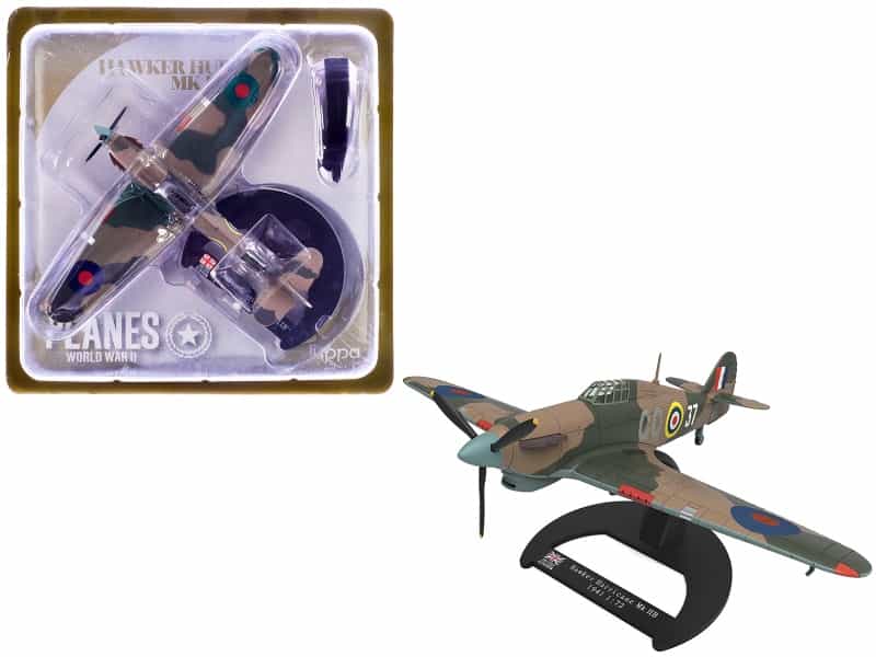 Hawker Hurricane Mk.Iib Aircraft "No. 134 Squadron 151 Wing Vaenga Ussr" (1941) British Royal Air Force "Planes Of World War Ii" Series 1/72 Diecast Model Airplane By Luppa