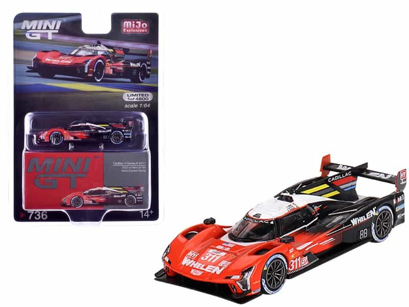 Cadillac V-Series.R #311 Jack Aitken - Pipo Derani - Alexander Sims "Action Express Racing" "24 Hours Of Le Mans" (2023) Limited Edition To 4800 Pieces Worldwide 1/64 Diecast Model Car By Mini Gt