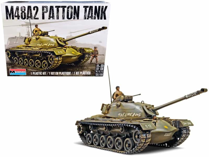 Level 4 Model Kit M48a2 Patton Tank 1/35 Scale Model By Revell