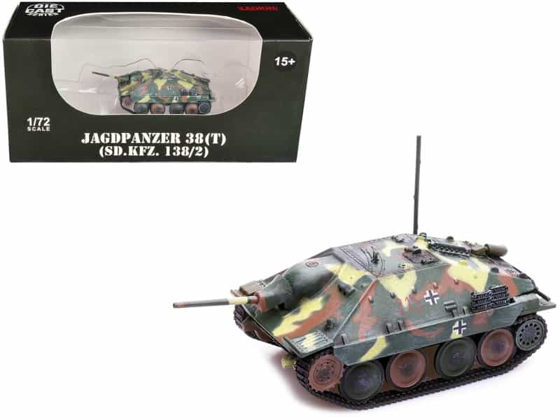Jagdpanzer 38(T) Sd.Kfz. 138/2 Hetzer Tank Destroyer Camouflage "German Army World War Ii" 1/72 Diecast Model By Legion