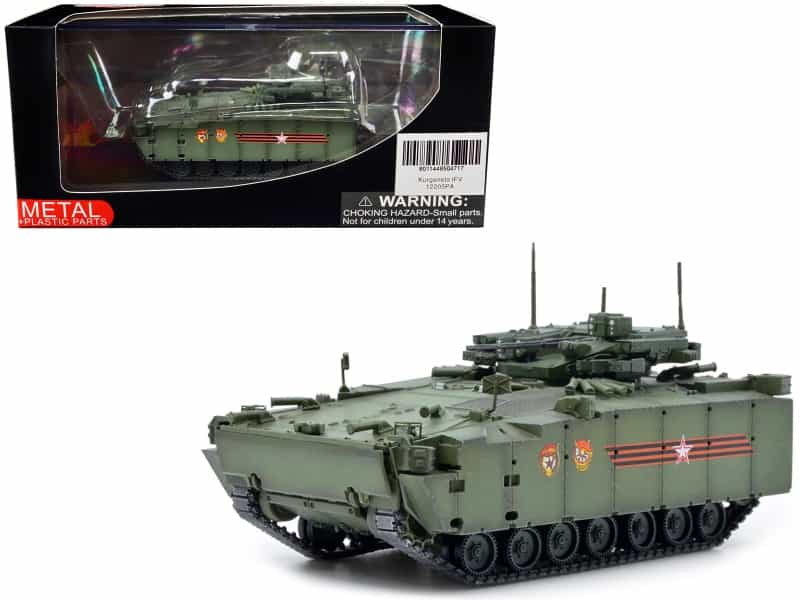 Russian (Object 695) Kurganets-25 Infantry Fighting Vehicle With Four Kornet-Em Guided Missiles - Moscow Victory Day Parade 1/72 Diecast Model By Panzerkampf